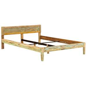 vidaXL Lovos rėmas, 140x200 cm, mango medienos masyvas
