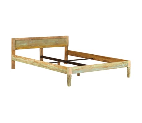 vidaXL Bed Frame Solid Mango Wood 160x200 cm