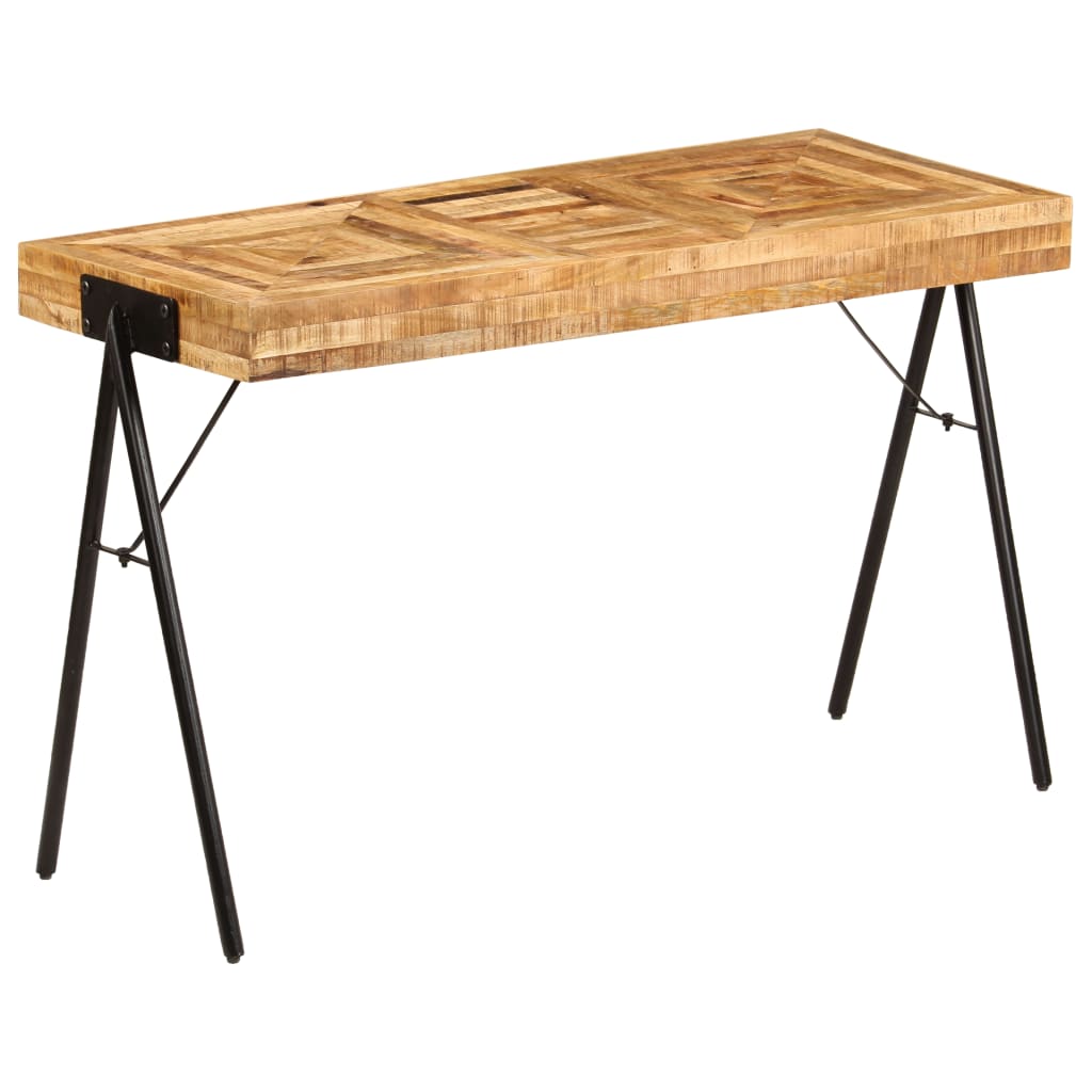 vidaXL Schreibtisch Massivholz Mango 118 x 50 x 75 cm