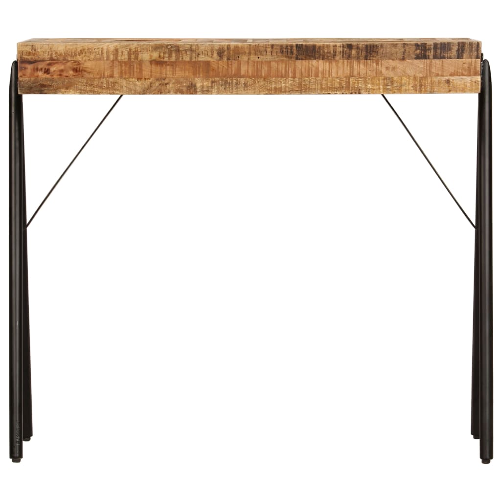 vidaXL Wandtafel 80x40x75 cm massief mangohout afbeelding