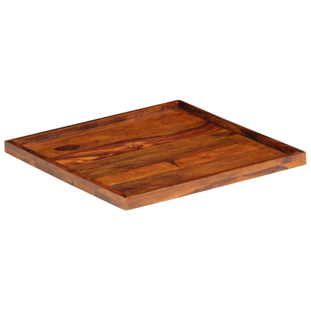 vidaXL Serving Tray Solid Acacia Wood 19.7"x19.7"