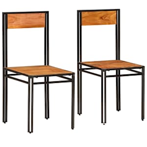 Jedilni stol 2 kosa trden akacijev les