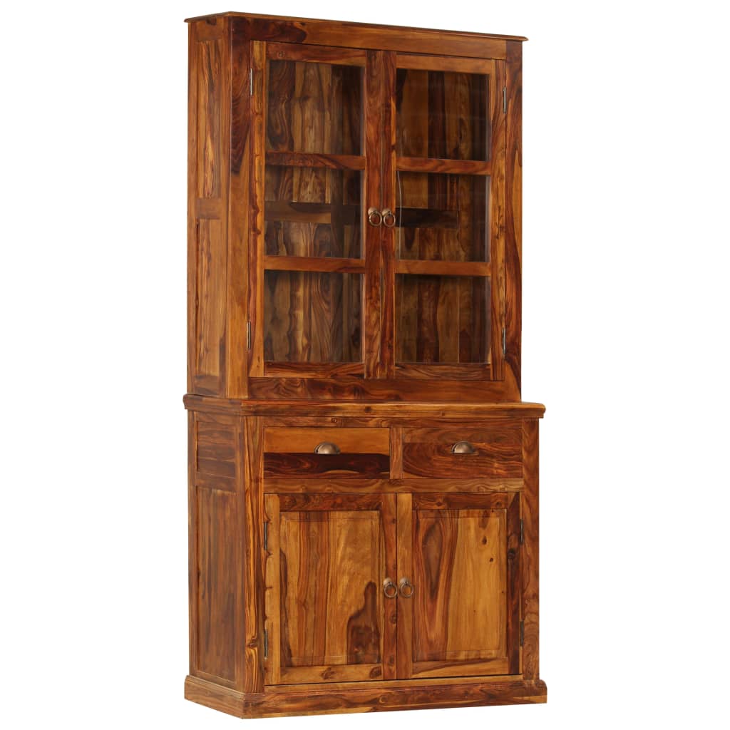 Vitrina od masivnog drva šišama 100 x 40 x 200 cm