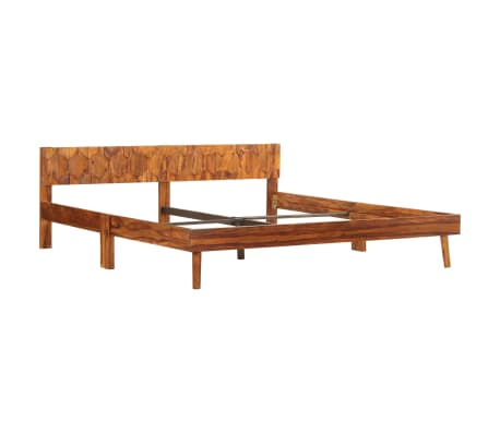 vidaXL Rám postele masivní sheeshamové dřevo 160 x 200 cm