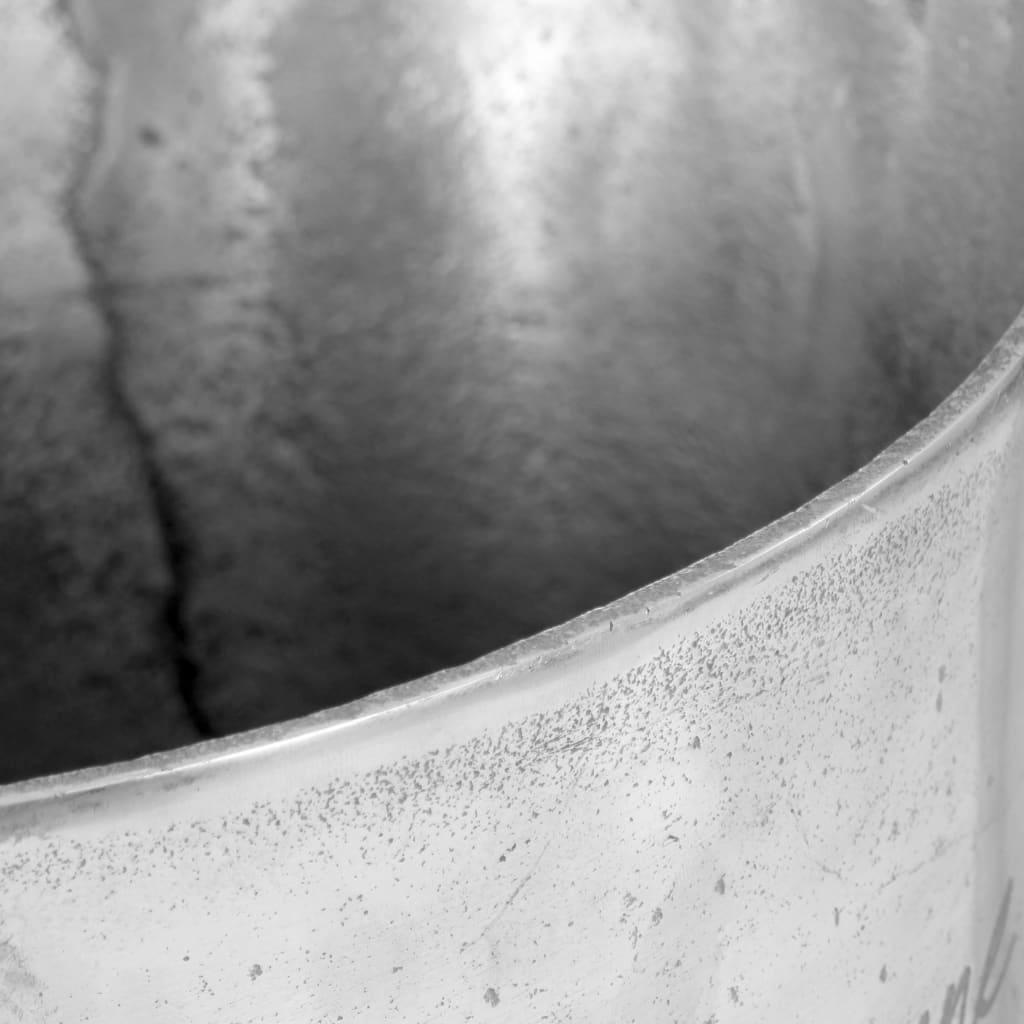 Chladič na šampaňské masivní hliník 39 x 29 x 71 cm stříbrný