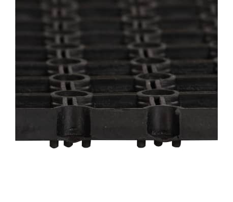 vidaXL Rubbermat 22 mm 80x120 cm