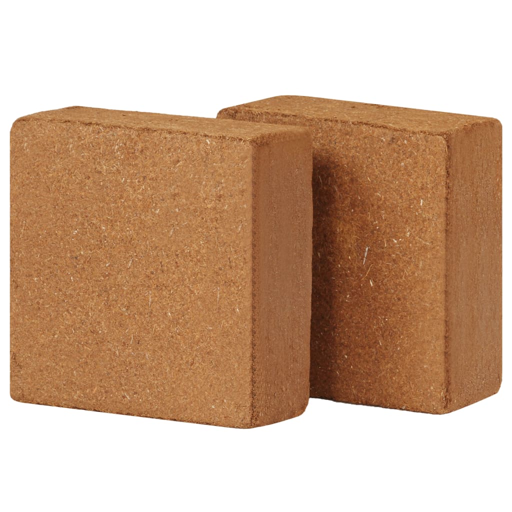 

vidaXL Kokosvezelblokken 2 st 5 kg 30x30x10 cm