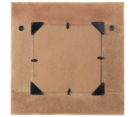 vidaXL Specchio Decorativo in Legno di Teak 120x60 cm Rettangolare