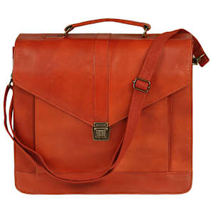 vidaXL Portfelis, gelsvai rudos spalvos, tikra oda