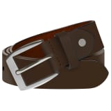 vidaXL Business Herrengürtel Leder Braun 105 cm