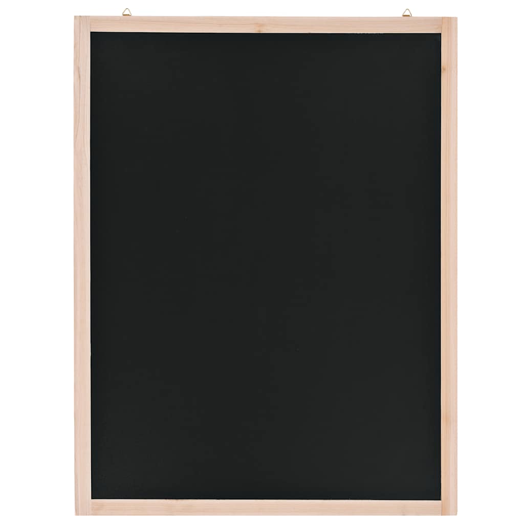 Alternativ bild 1 för VidaXl Väggmonterad Griffeltavla Cedarträ 60X80 Cm