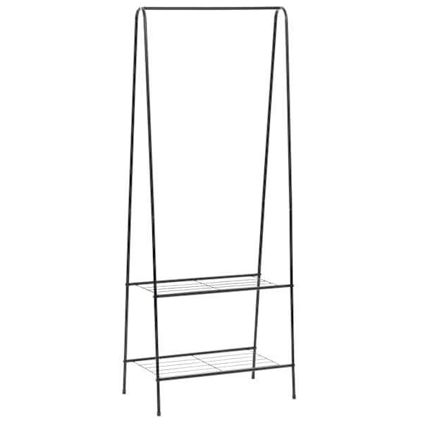 vidaXL riidenagi, 59 x 35 x 150 cm, must