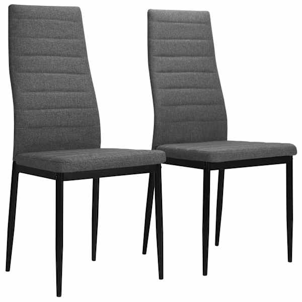 vidaXL s&ouml;&ouml;gitoolid 2 tk, helehall, kangas