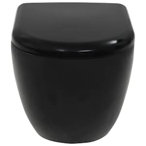 Závěsné WC keramické černé - obrázek 6