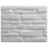 vidaXL Panneau mural 3D 12 pcs 0,8 x 0,625 m 6m²