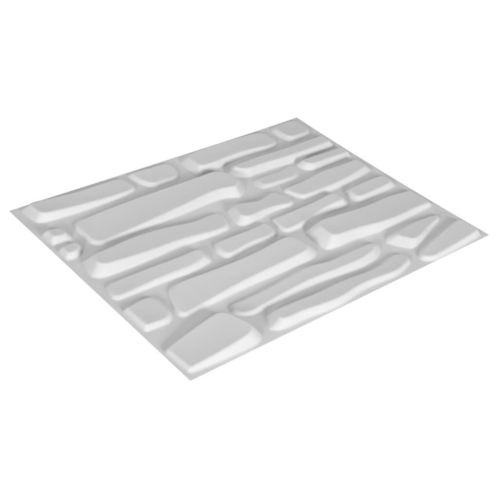 vidaXL Panel de pared 3D 12 unidades 0,8x0,625 m 6m²