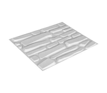 vidaXL Panele ścienne 3D, 12 szt., 0,8 x 0,625 m, 6 m²