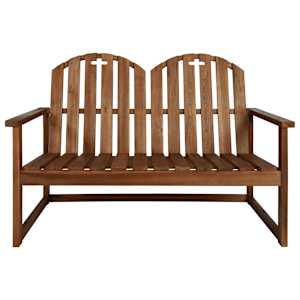Zahradní lavice 110 cm masivní akácie - obrázek 2