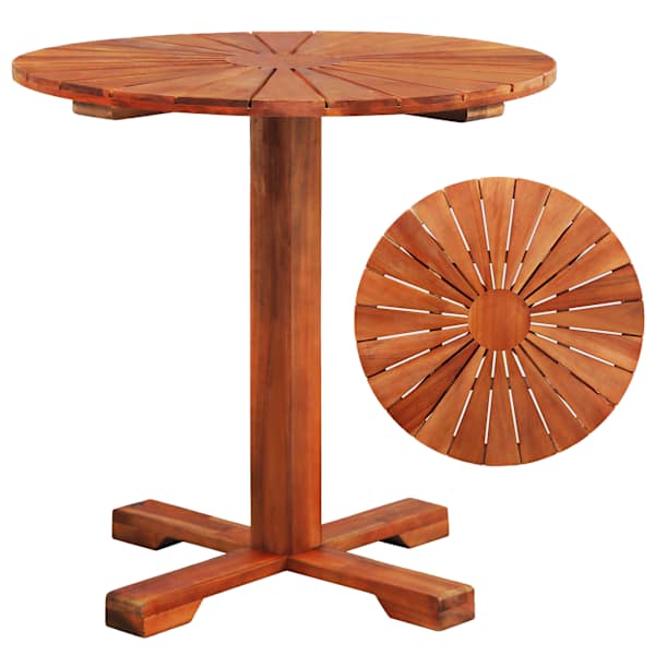 vidaXL bistroolaud, 70 x 70 cm, akaatsia