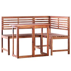 2dílný bistro set masivní akáciové dřevo - obrázek 1