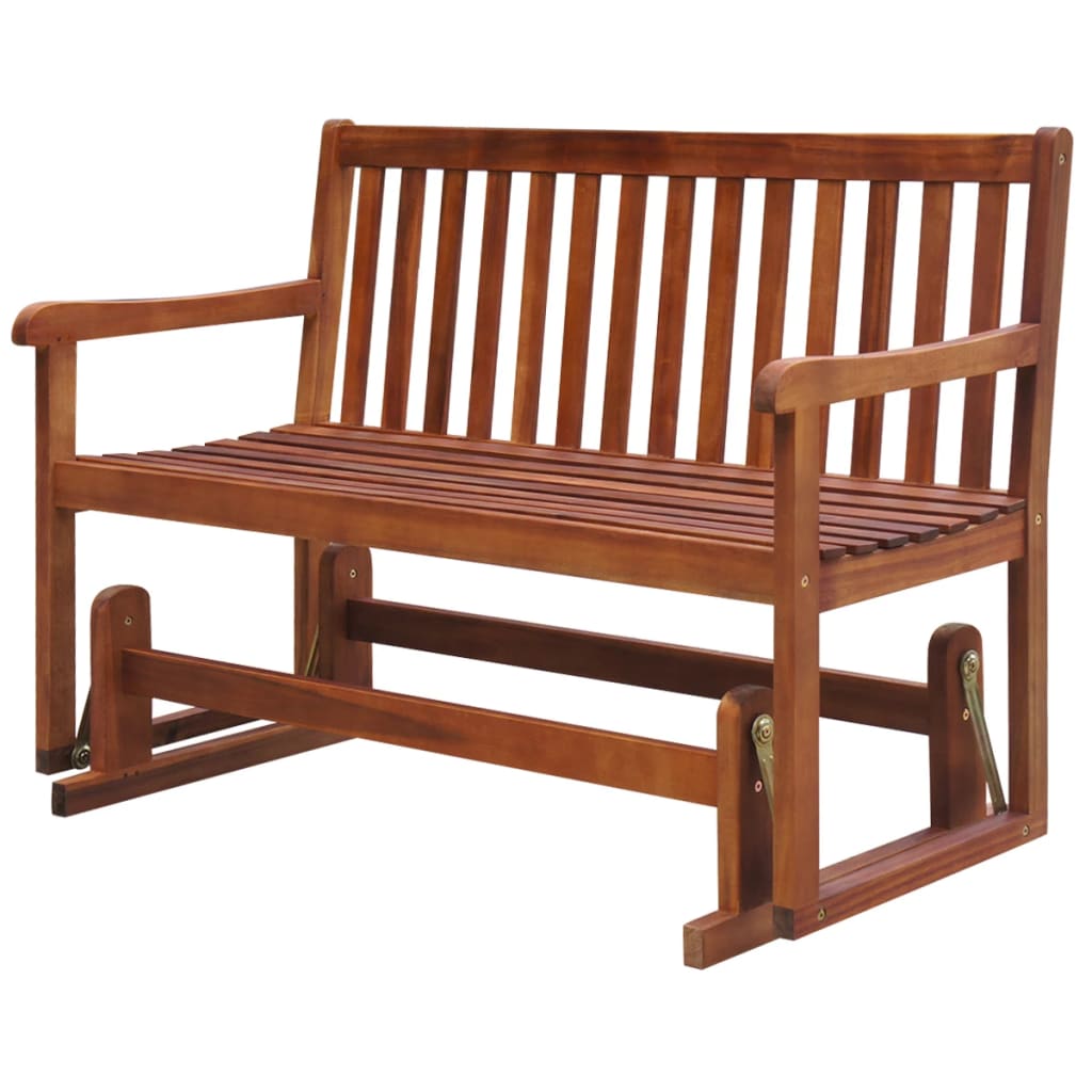 

vidaXL Garden Swing Bench 49.2" Solid Acacia Wood