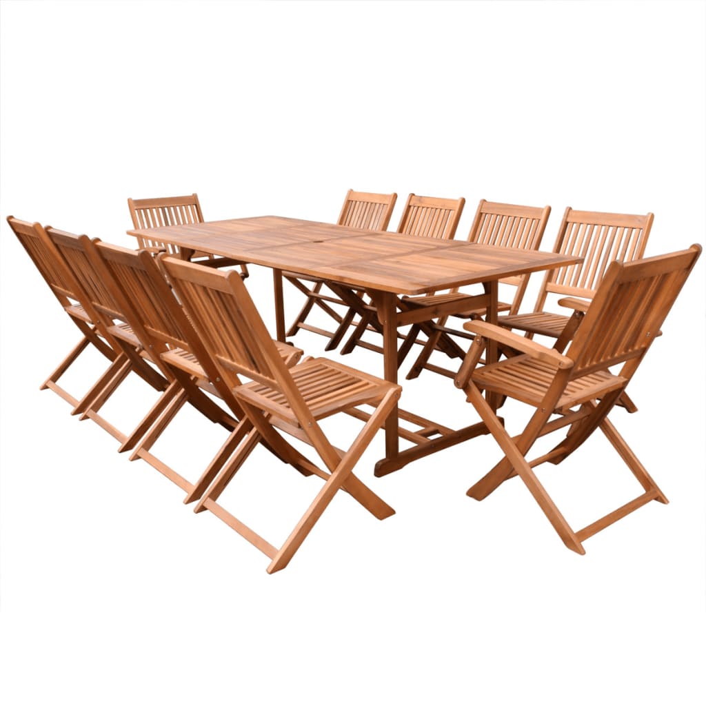 

vidaXL 11-delige Tuinset massief acaciahout