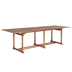 vidaXL Lauko valg. baldų kompl., 13d., akacijos med. masyv.