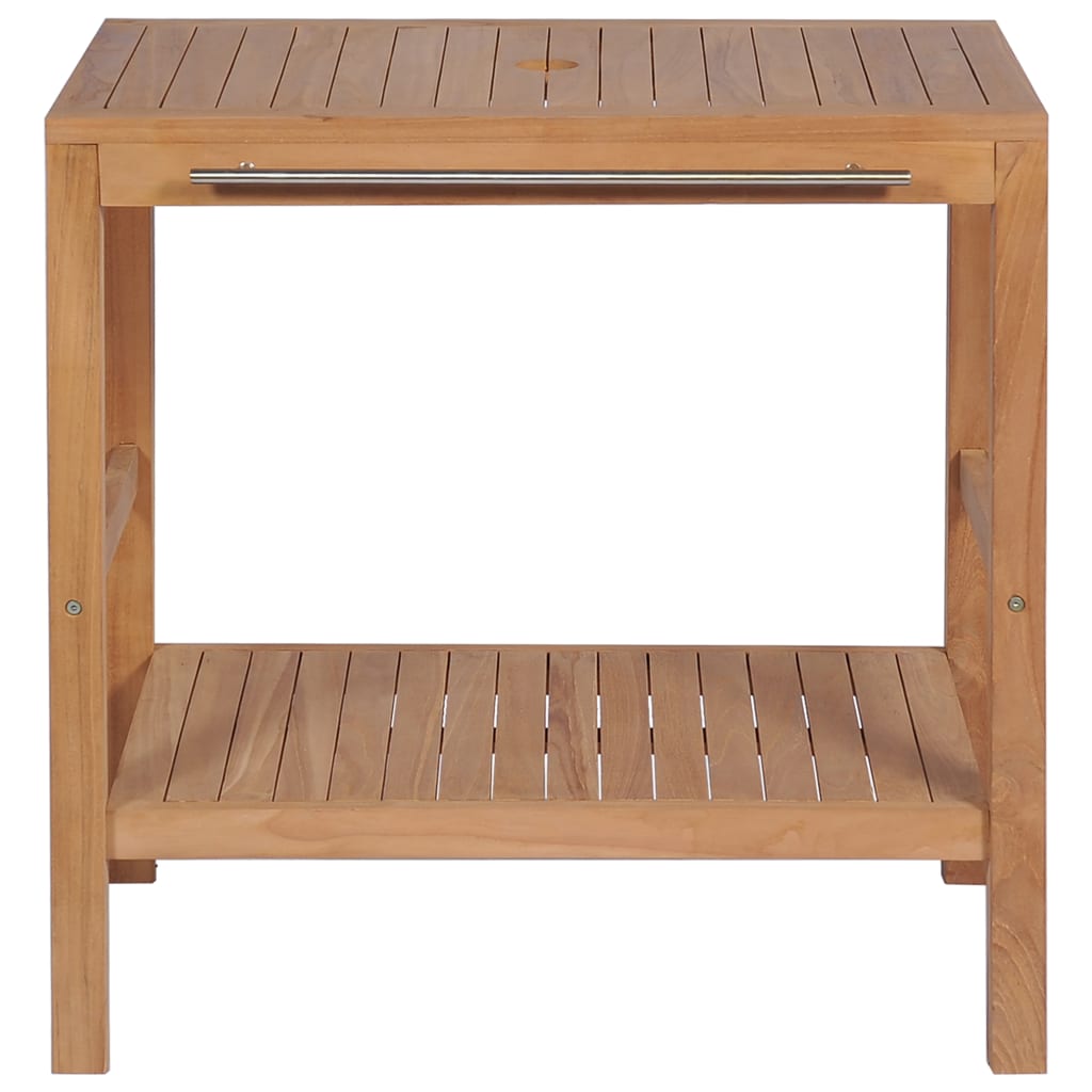 Solid Teak Bathroom Vanity Cabinet with Baskets - 29.1in & 51.2in Versions vidaX - Picture 8 of 28