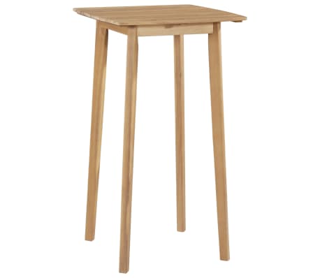 vidaXL Madera Acacia Maciza Muebles Bar Jardín 3 Piezas Ratán Sintético