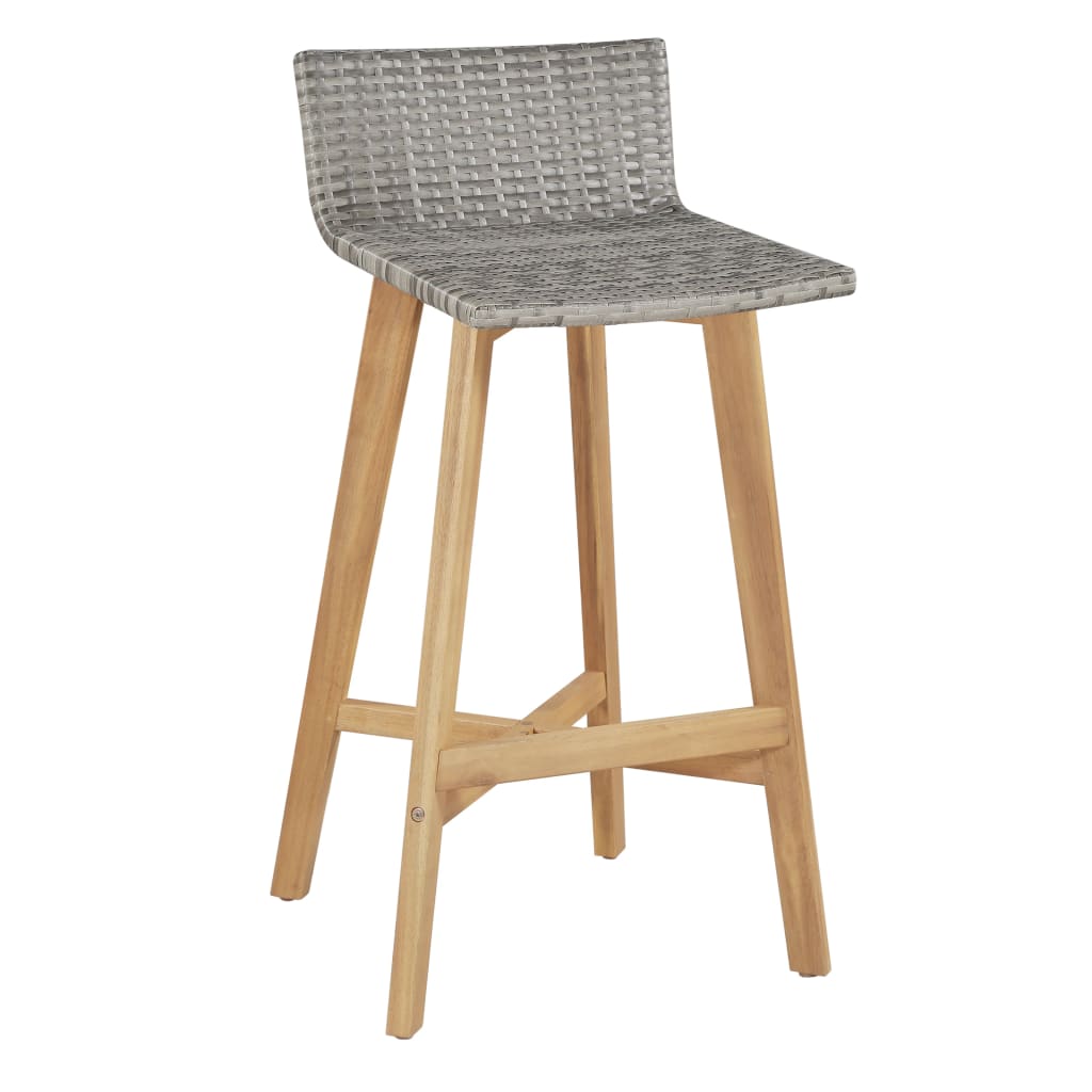 Set mobilier de exterior, 5 piese, lemn masiv de acacia