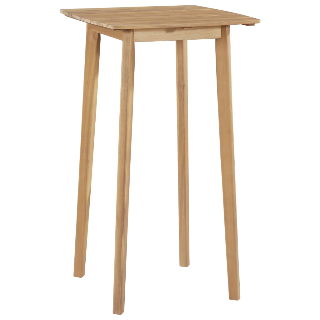 Barový stůl 60 x 60 x 105 cm masivní akáciové dřevo