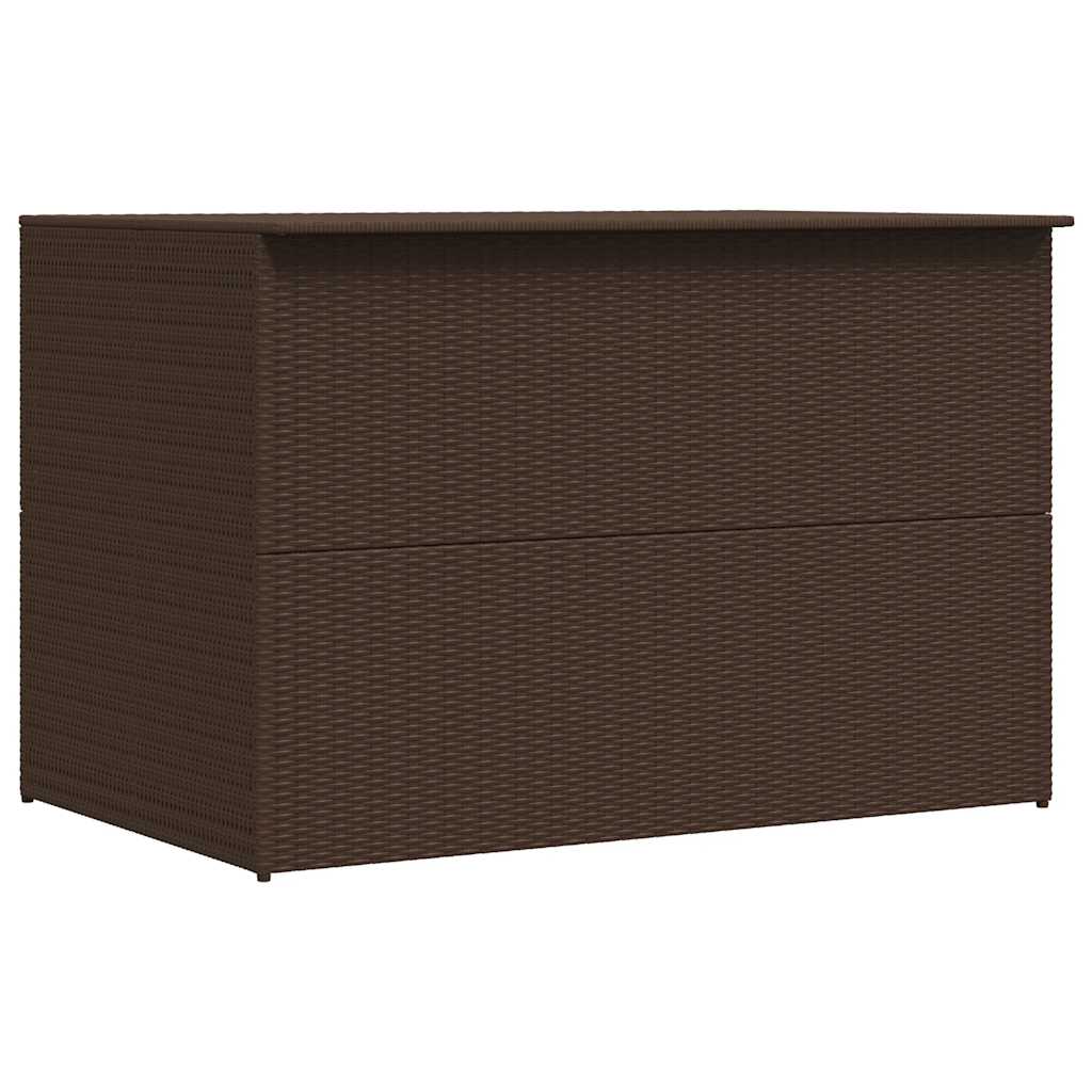 vidaXL Garden-Auflagenbox Braun 150x100x100 cm Poly Rattan