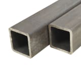 vidaXL 6 pcs Structural Steel Tubes Square Box Section 1m 25x25x2mm