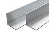 vidaXL Hliníkové rohové profily 4 ks L-profil 1m 30x30x2mm