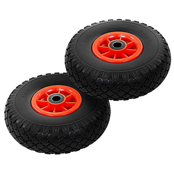 vidaXL pakik&auml;ru rattad, 2 tk, toekas PU 3,00-4 (260 x 85)