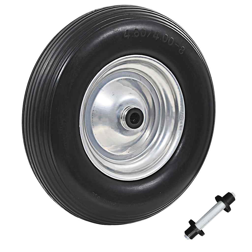 vidaXL Kolo ke kolečku s nápravou odolné PU 4.00–8390 mm