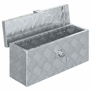Hliníkový box 48,5 x 14 x 20 cm stříbrný - obrázek 3