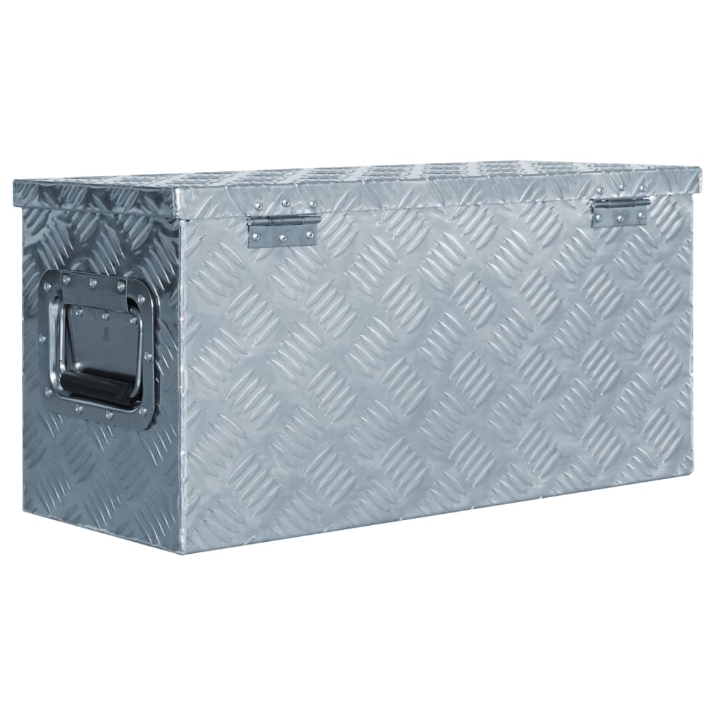 vidaXL Aluminum Box 21.2"x10.4"x11.8" Silver