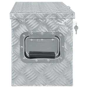 Hliníkový box 80 x 30 x 35 cm stříbrný - obrázek 4
