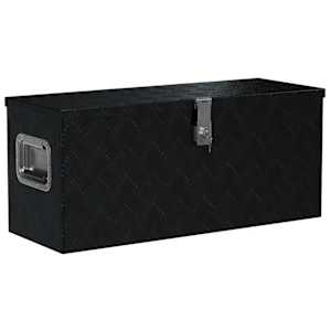 Hliníkový box 70 x 24 x 42 cm lichoběžníkový stříbrný - obrázek 2