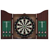 vidaXL szizálból készült profi darts tábla szekrénnyel és 6 nyíllal