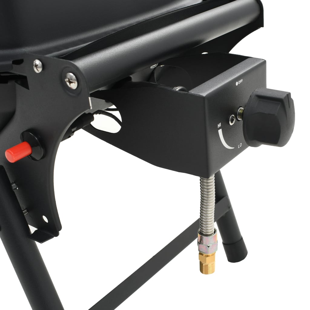 Barbecue E Griglia A Gas Portatile Con Fornello Nero VidaXL 20 width=274