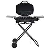 vidaXL Barbecue au gaz portatif avec zone de cuisson Noir