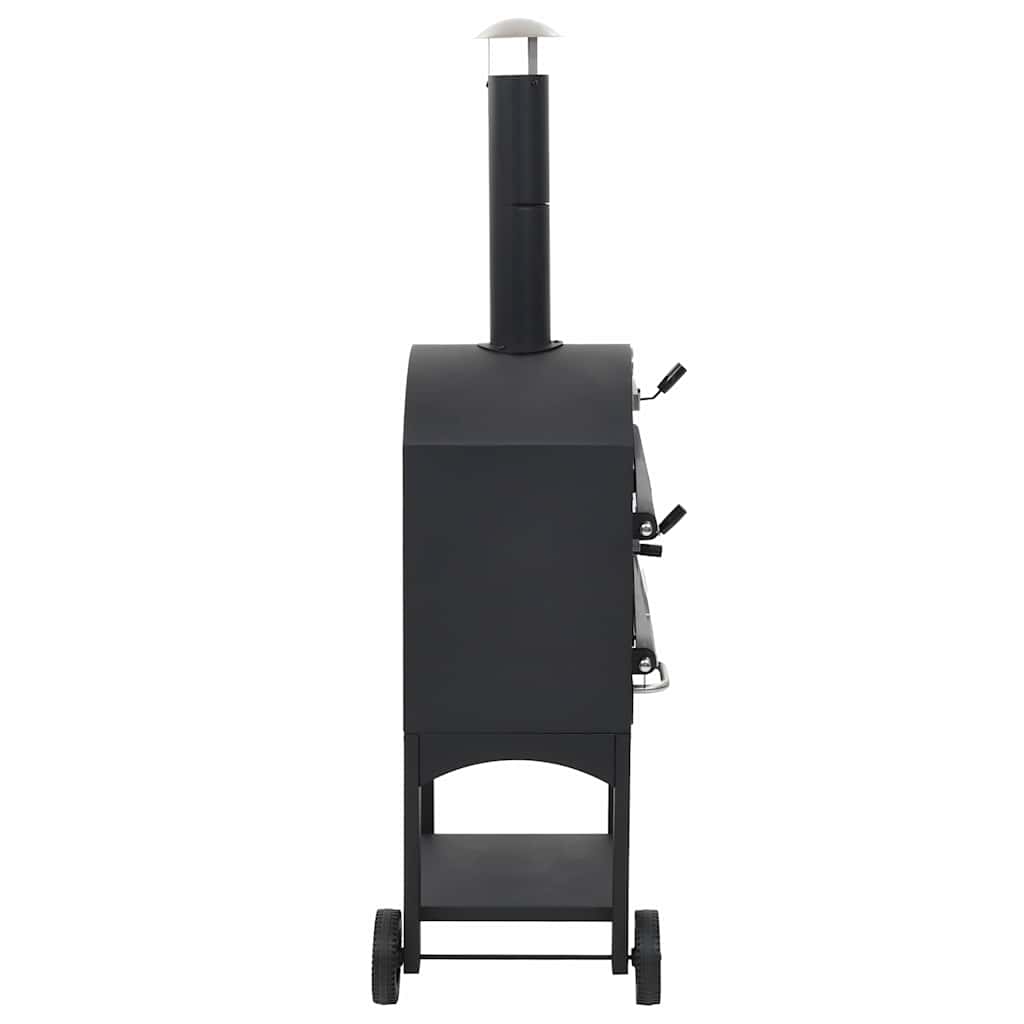 Forno Pizza Esterno A Carbonella Con Pietra Refrattaria VidaXL 14 width=274