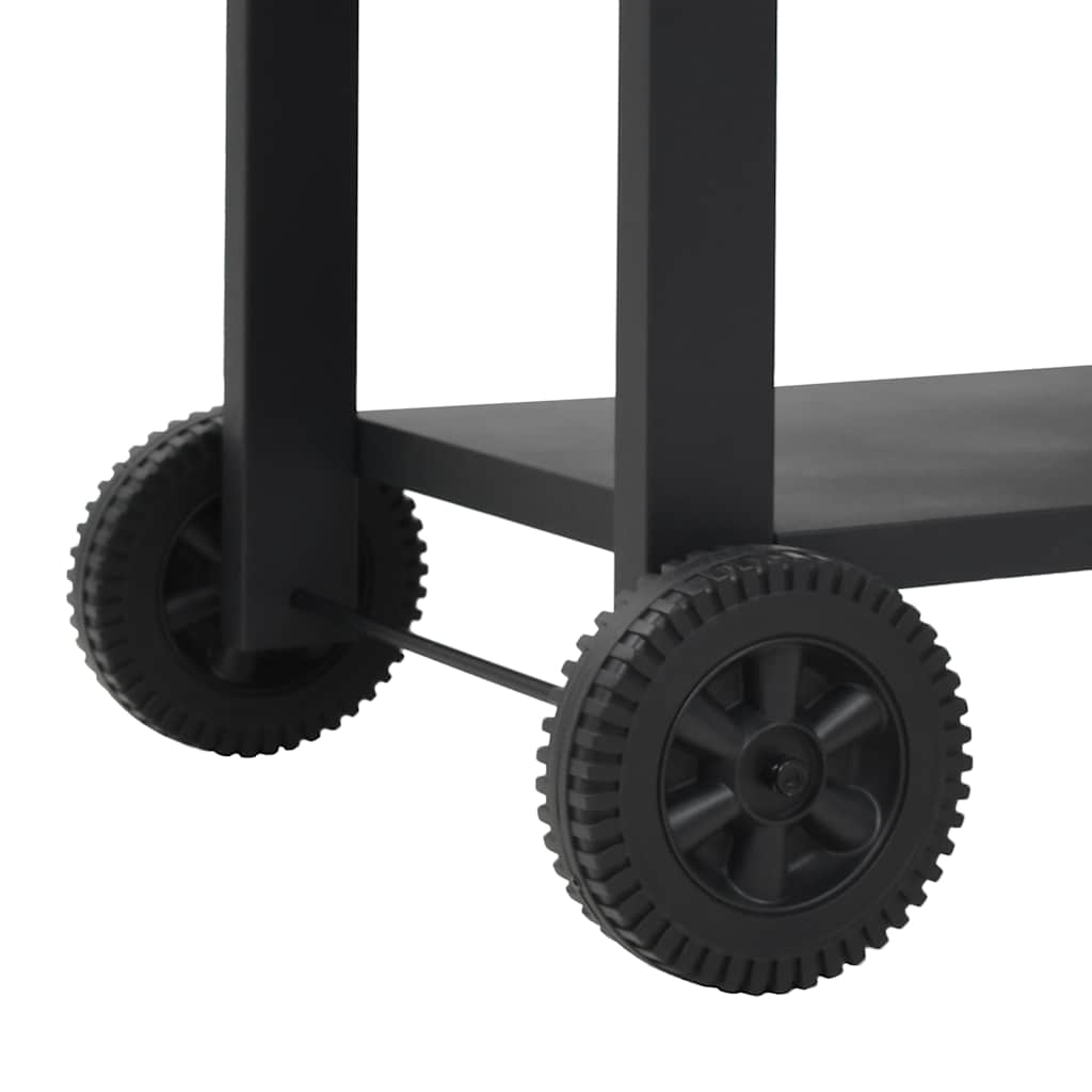 Forno Pizza Esterno A Carbonella Con Pietra Refrattaria VidaXL 19 width=274