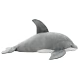 vidaXL Lekedelfin i plysj grå