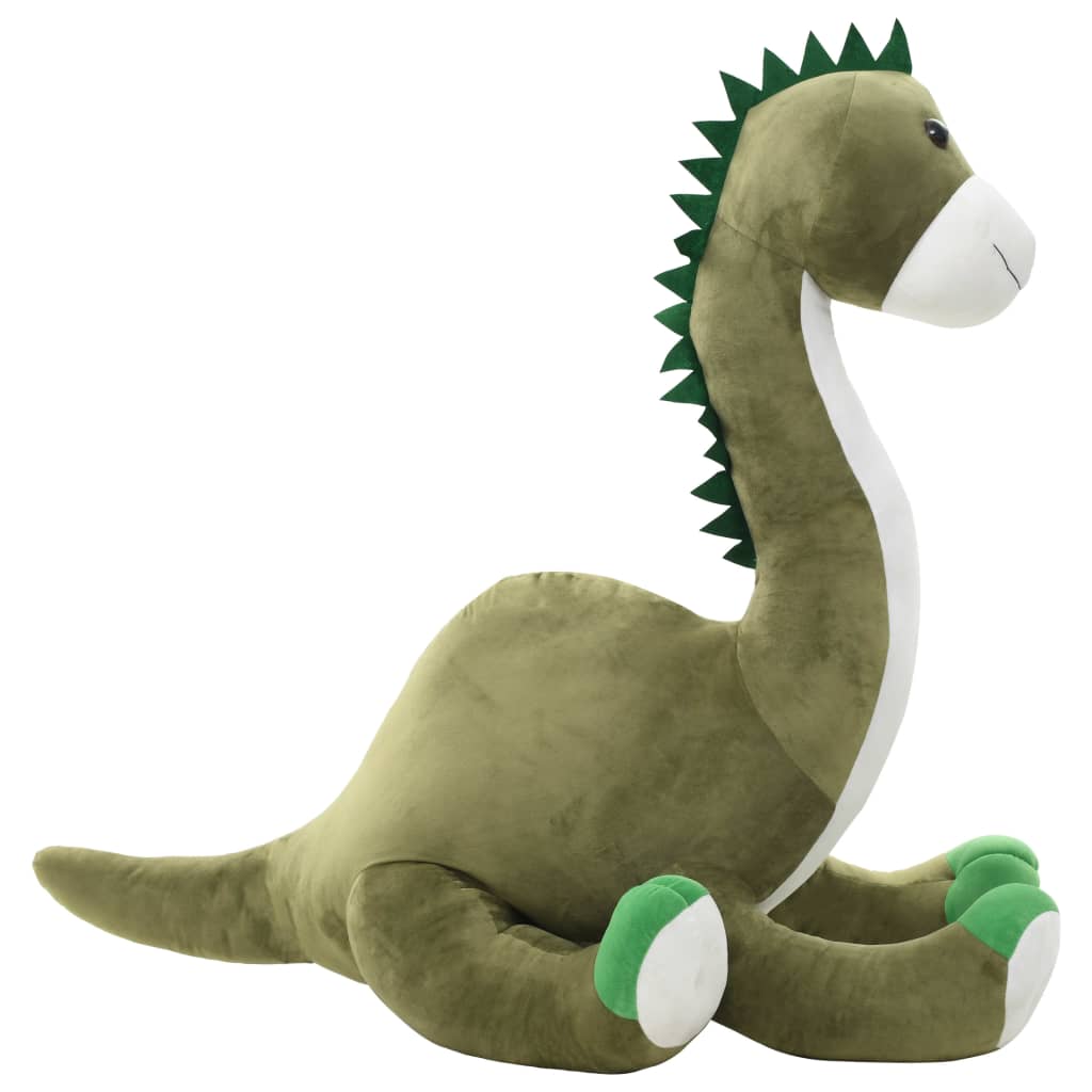 vidaXL Jucărie dinozaur Brontosaurus, verde, pluș vidaXL