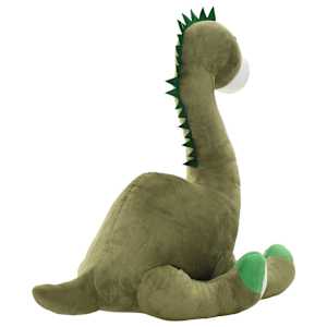 Plyšový dinosaurus brontosaurus k mazlení zelený - obrázek 5
