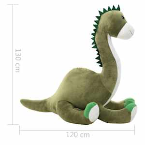 Plyšový dinosaurus brontosaurus k mazlení zelený - obrázek 6