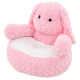 vidaXL Conejo de peluche rosa